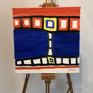 Ladders bouwen bruggen 2 40 x 40 cm1990