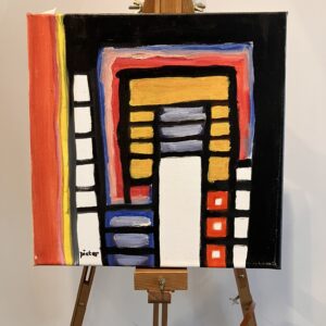 Ladders bouwen bruggen I 40 x 40 cm 1990